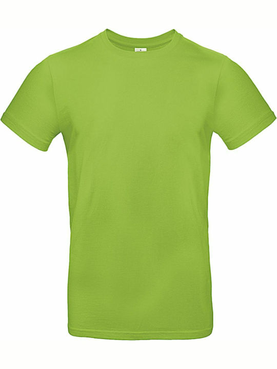 B&C E190 Ανδρικό Διαφημιστικό T-shirt Orchid Green