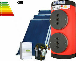 MasterSOL BLV Σύστημα Βεβιασμένης Κυκλοφορίας 500lt/6m² Glass με δύο Εναλλάκτες Τριπλής Ενέργειας