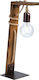 ArkoLight Dekorative Lampe mit Fassung für E27 Lampe Braun