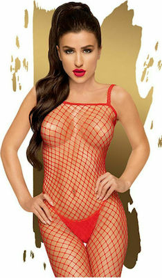 Body Search Bodystocking Секси Бодистокинг Red