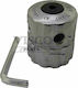Visco Parts Χειροκίνητη Κεφαλή Αλουμινίου με Βίδα Συγκράτησης 4 Εξόδων Universal