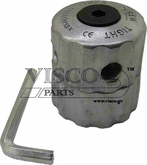Visco Parts Χειροκίνητη Κεφαλή Αλουμινίου με Βίδα Συγκράτησης 4 Εξόδων Universal