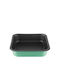 Pal Colors Aluminum Rectangular Baking Pan with Non-stick Coating Mint 25x25cm