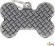 My Family Bronx Platform Dog ID Tag Bone Silver...