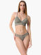 Minerva Khaki Damen Bralette-BH