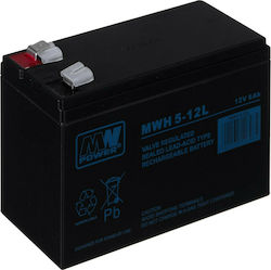 MW Power MWH 5-12L Μπαταρία UPS 12V 6Ah