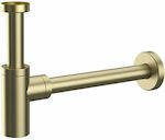 Karag Brass Siphon Sink with Output 70mm Gold LF9005BG