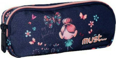 Must Energy My Beautiful Pencil Case with 2 Compartments Black