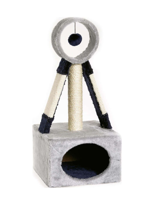 Flamingo Tabby II Scratching Post Gray 30x30x68cm