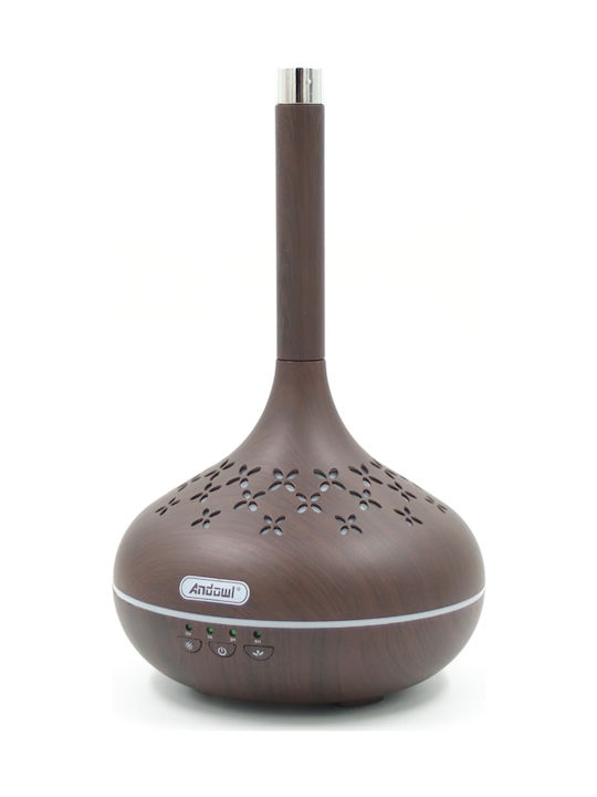 Andowl Led Aromatherapy Diffuser Humidifier Q-T65 with Timer Brown