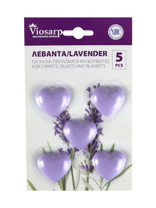 Viosarp Fragrance Wardrobe Heart with Fragrance Lavender VC099 5pcs