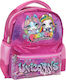 Διακάκης Poopsie Unicorn 27x10x31cm Σχολική Τσάντα Πλάτης Νηπιαγωγείου Πολύχρωμη με Θήκη για Παγούρι 8lt