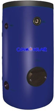 Cosmosolar Σύστημα Βεβιασμένης Κυκλοφορίας 300lt/8.2m² Glass με δύο Εναλλάκτες για Αντλίες Θερμότητας Τριπλής Ενέργειας