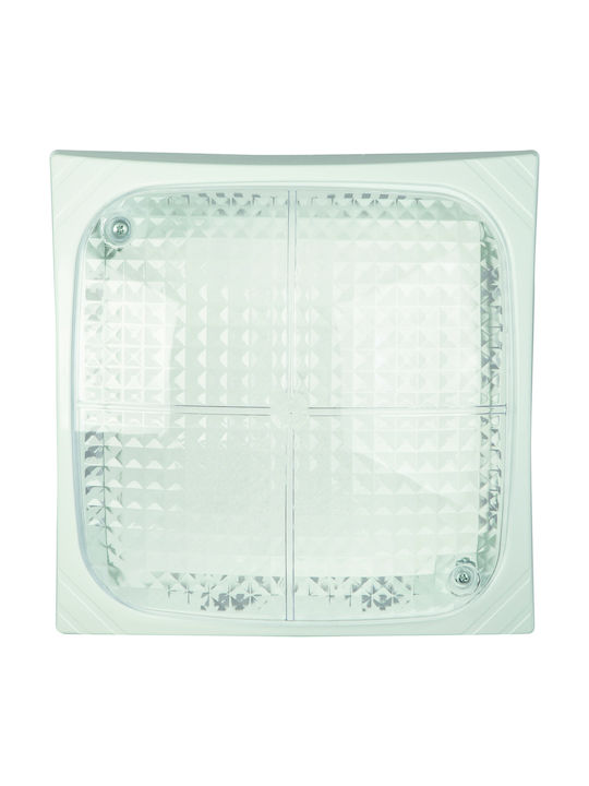 ArkoLight Deckenleuchte 24cm Weiß mit Fassung E27