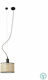 Faro Barcelona Mambo Pendant Light Single-Light for Socket E27 Black