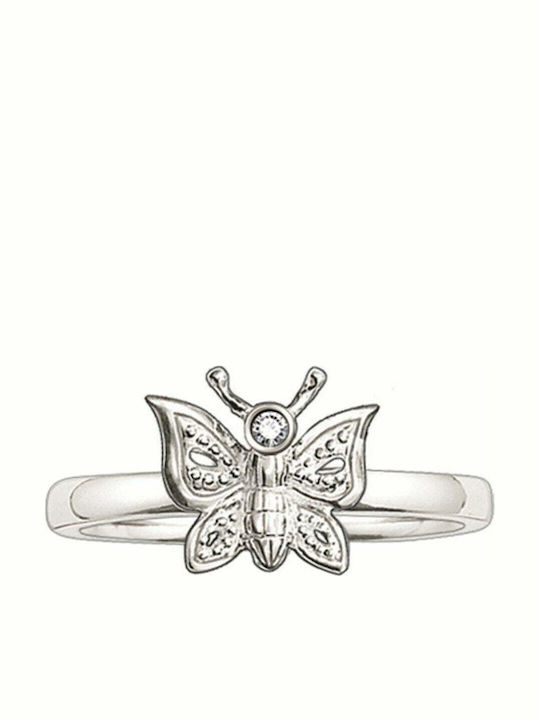 Thomas Sabo Ring with Stones made of Silver