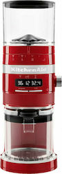 Kitchenaid Molin de cafea comercial La cerere 150W cu capacitate de retinere a cafelei 340gr Candy Apple