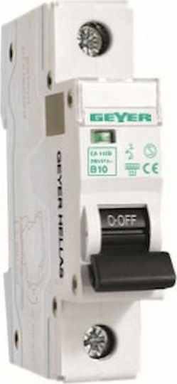 Geyer Automatic Circuit Breaker 16A Single-pole AC EA116C