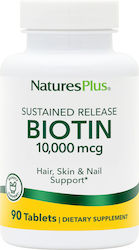 Nature's Plus Clinical Strength Biotin 10mg 90 Ταμπλέτες