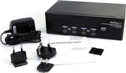 StarTech KVM и превключвател на данни SV431DDVDUA