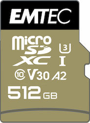 Emtec Speedin microSDXC 512GB Clasa 10 U3 V30 A2 UHS-I