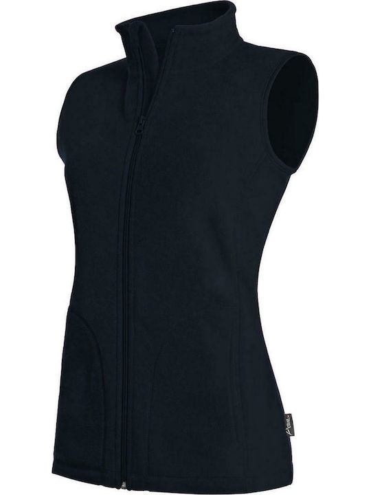 Stedman Women's Sleeveless Promotional Cardigan Navy Blue ST5110-BLM