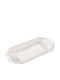 AGC Plastic Rectangular Serving Tray with Handles in White Color 28.5cm 70607041 1pcs