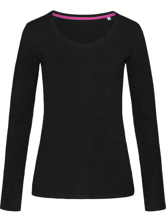 Stedman Claire Women's Long Sleeve Promotional Blouse Black Opal ST9720-BLO