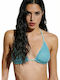 Blu4u Triangle Bikini Top Light Blue