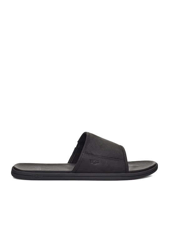 Seaside Leder Herrensandalen in Blau Farbe