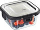Gefu Microwave Glass Lunch Box Milo Silver 300ml
