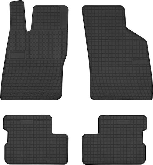 Frogum Set of Front and Rear Mats 4pcs for Opel Astra 1991-2002 Black