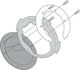 Givi Βάση Ρεζερβουάρ για Ducati Monster Tanklock Givi για Ducati 11-12