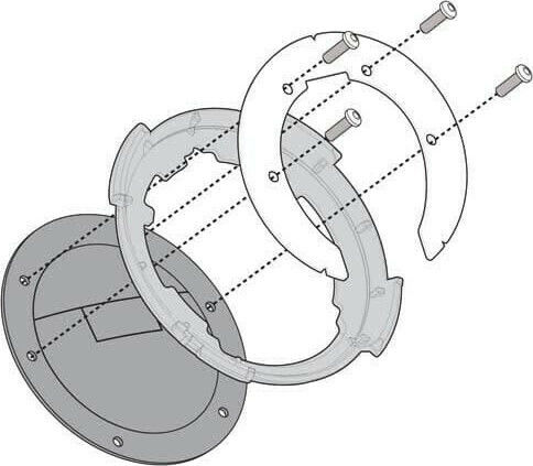 Givi Βάση Ρεζερβουάρ για Ducati Monster Tanklock Givi για Ducati 11-12
