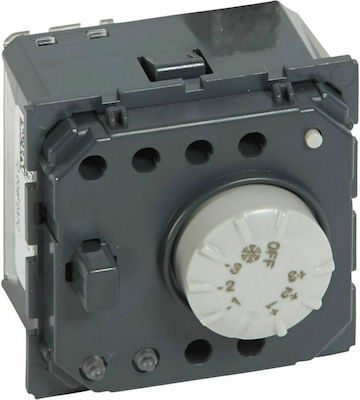 Legrand Celiane Recessed Electrical Commands Wall Switch Mechanism Rotary Black Θερμοστάτη