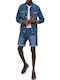 Herrenshorts Jeans Medium Denim