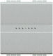 Legrand Living Light 4053M2AN Recessed Electrical Lighting Wall Switch no Frame Basic Aller Retour Gray