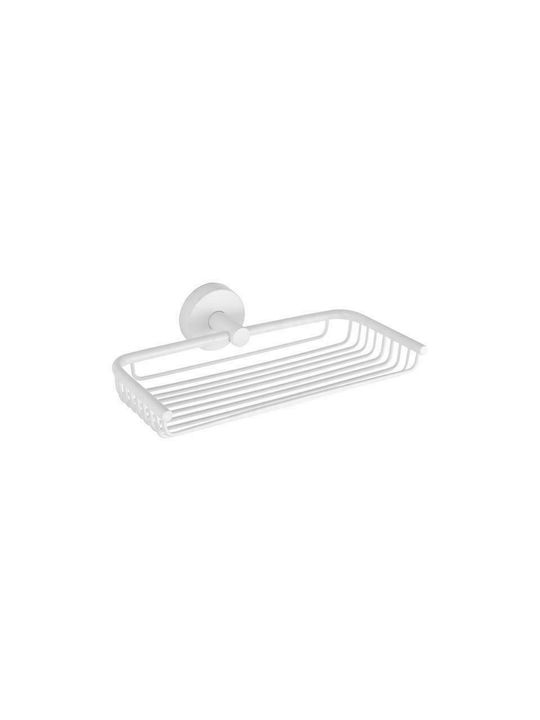 Karag Uno Inox Soap Dish Wall Mounted White Matt Λευκή Ματ