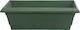 Miltoplast Anthea Νο Planter Box Plastic Verde 40x19x14cm.