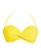Bluepoint Solids Strapless Bikini Top with Padding Yellow