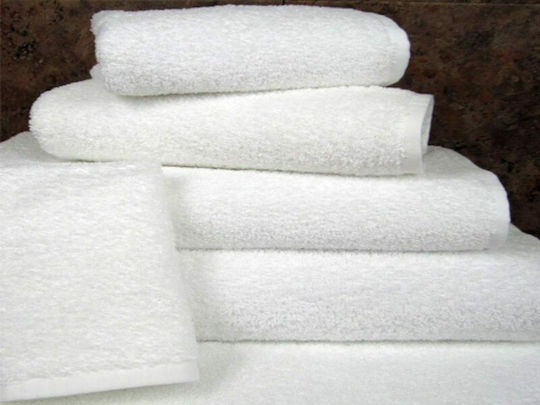 Hotel Towel Bathroom 150x80cm White Weight 550gsm