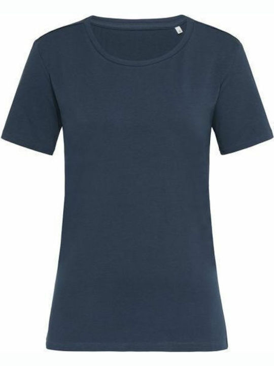 Stedman Claire Relaxed Werbe-T-Shirt Marina Blue