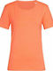 Stedman Claire Relaxed Women's Short Sleeve Promotional T-Shirt Salmon