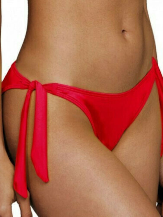 Blu4u Bikini Brazil with Ties Red