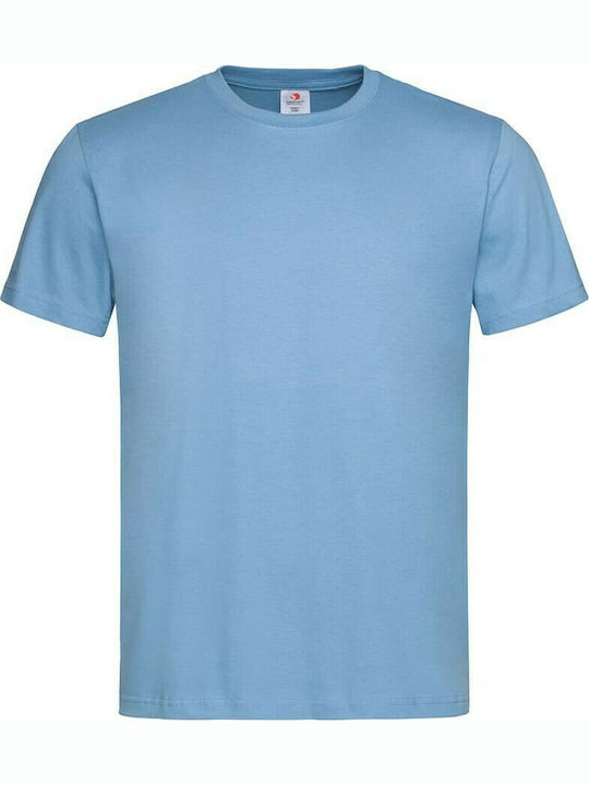 Stedman Classic-T Ανδρικό Διαφημιστικό T-shirt Κοντομάνικο Light Blue