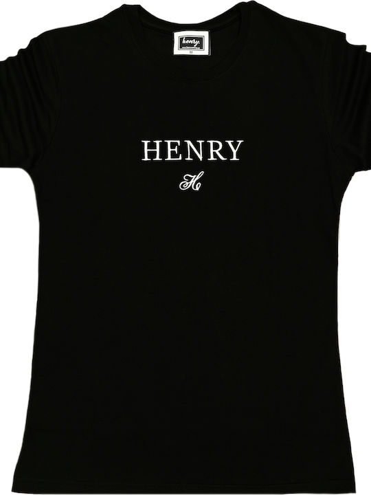 Henry Clothing 3-058 Tricou pentru bărbați cu mâneci scurte Negru 3058