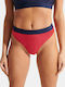 Superdry Bikini Slip High Waist Red