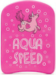 Aquaspeed Swimming Board 31x23x2.4cm Unicorn Pink 186