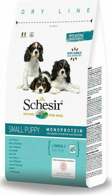 Schesir Small Puppy 2kg Trockenfutter für Welpen kleiner Rassen mit Huhn und Reis