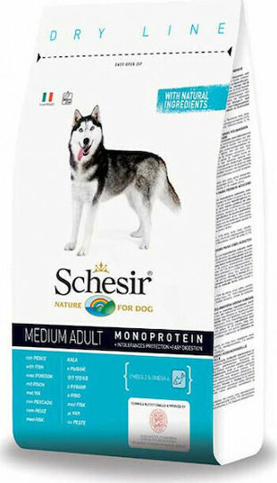 Medium Adult 3kg Dry Food for Adult Medium Breed Dogs with Fish